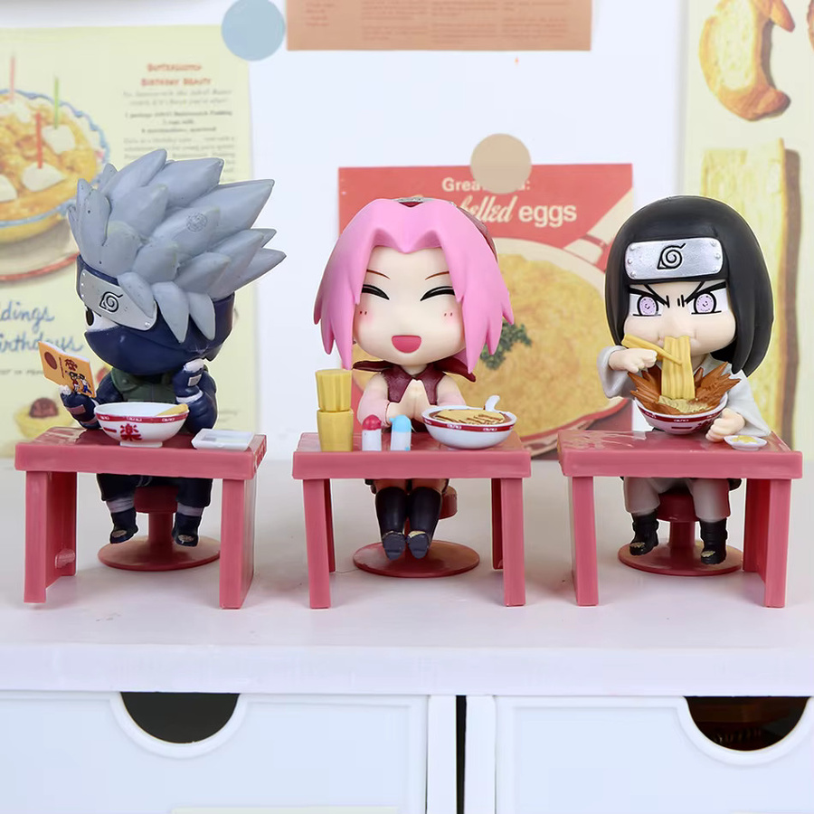 Bandai Naruto Shippuden Ramen-Thema, 6-teiliges Set, Blindbox-Figuren - Bild 3