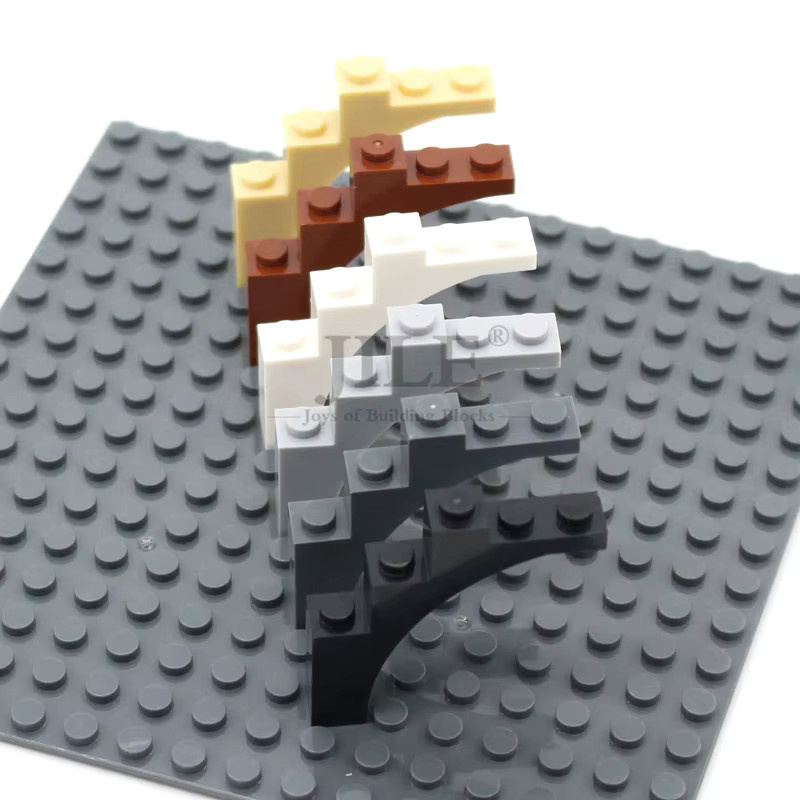 jile MOC Arch 1x5x4 Kontinuierliche Bogen Äste Gebogene Ziegel, Zubehör, 20-teiliges Set - Bild 3
