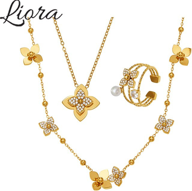 Liora Anhänger Kette, Zirkonia, Edelstahl, Damen - Bild 1