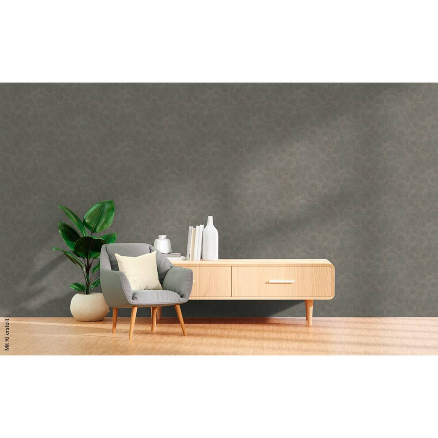 A.S. Création Vliestapete modern abstrakt in Grau und Braun, B: 53 cm, H: 1005 cm, B/H/D: 53 x 1005 x 8,8 cm - Bild 4