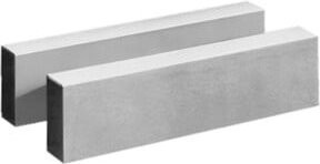 AMF Parallelunterlagen-Paar DIN6346P in Silber, H: 5,0 mm, B: 16,0 mm, L: 16,0 mm - Bild 1