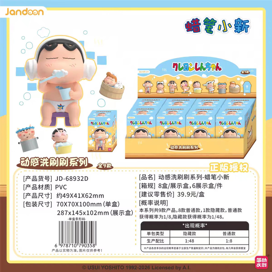 JANDOON Crayon Shinchan Dynamic Scrub Serie, Figur, Einzelfigur - Bild 3
