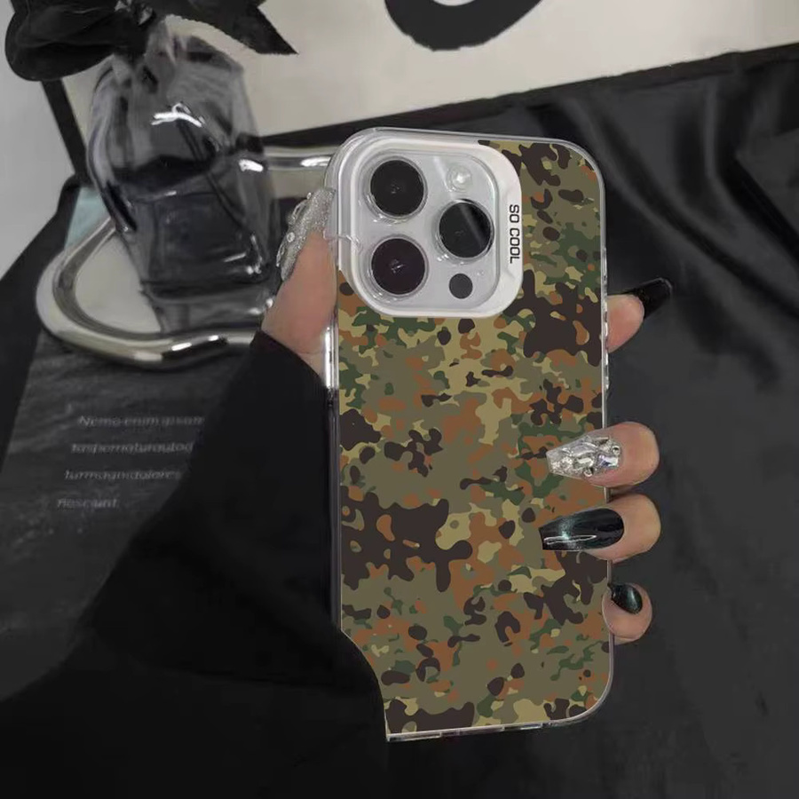 Rastar Handyhülle im Tarnmuster für iPhone 11 bis iPhone 17 Pro Max Plus in Multicolour, stoßfeste Schutzhülle - Bild 4