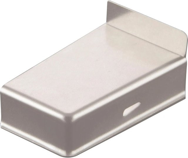 Camar Abdeckkappe 806 Links aus vernickeltem Stahl in Silber, 10 Stück, B/T/H: 43 x 26 x 67 mm - Bild 1