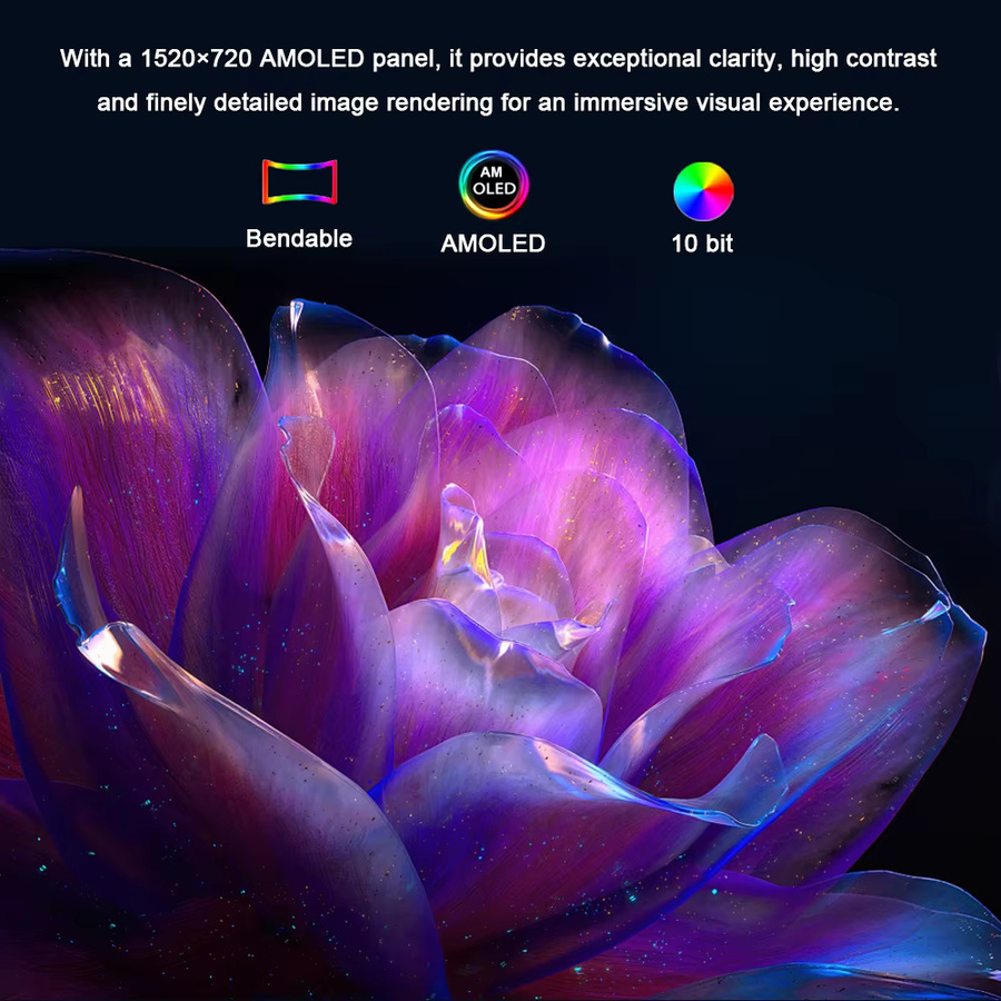 Wisecoco 5,1 Zoll Flexibles OLED-Display mit Touchscreen, Biegbarer AMOLED-Bildschirm 720x1520 HD MIPI für Raspberry Pi und DIY-Projekte - Bild 4