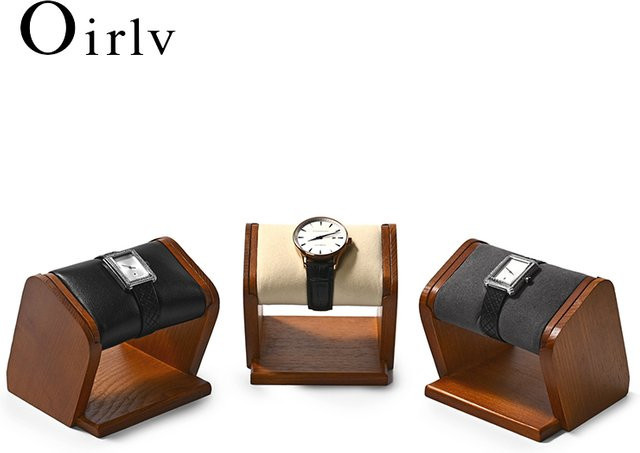 Oirlv Schmuck-Organizer aus Holz, Uhrenständer, Unisex - Bild 1
