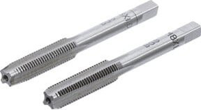 BGS Gewindebohrer Set Vor- und Fertigschneider M8 x 1,0 aus Stahl in Silber, 2-teilig - Bild 1