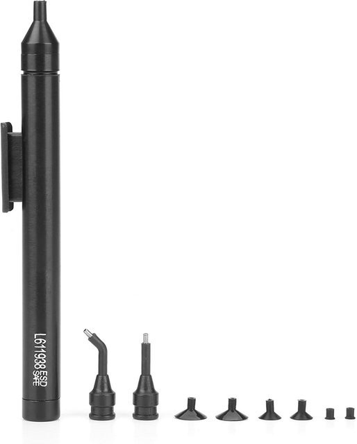 Neoglint Manueller Vakuum-Saugstift als Löt-Saugnapf-Werkzeugsatz für IC SMD in Schwarz - Bild 1