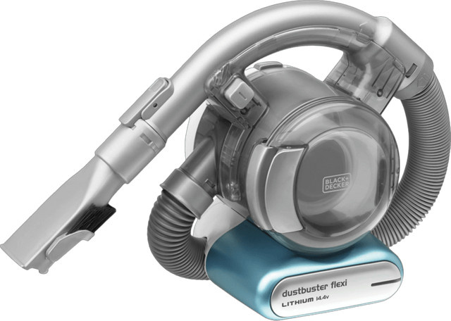 BLACK+DECKER PD1420LP-QW Akku-Handstaubsauger für Tierhaare in Schwarz und Silber - Bild 1