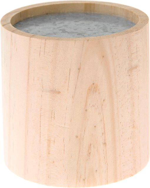 Rico Design Holz-Kerzenhalter in Natur mit Höhe: 8,5 cm und Durchmesser: 7 cm - Bild 1