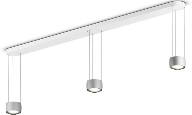 Occhio Sento sospeso LED-Pendelleuchte in Chrom matt mit Glas-Ausführung, dimmbar, höhenverstellbar von 50 bis 200 cm, warmweißes Licht (3000K) mit Occhio air Modul - Bild 1