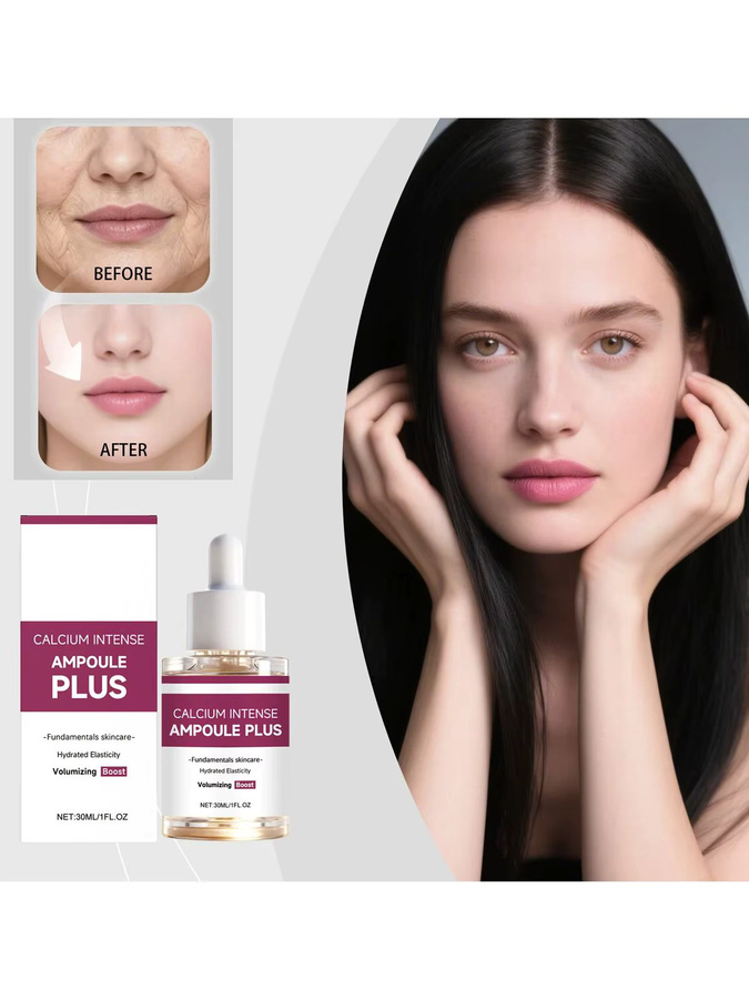 eelhoe Calcium Intense Ampoule Plus Collagen Essence Serum, Kollagen, Trockene Haut, Unisex - Bild 4