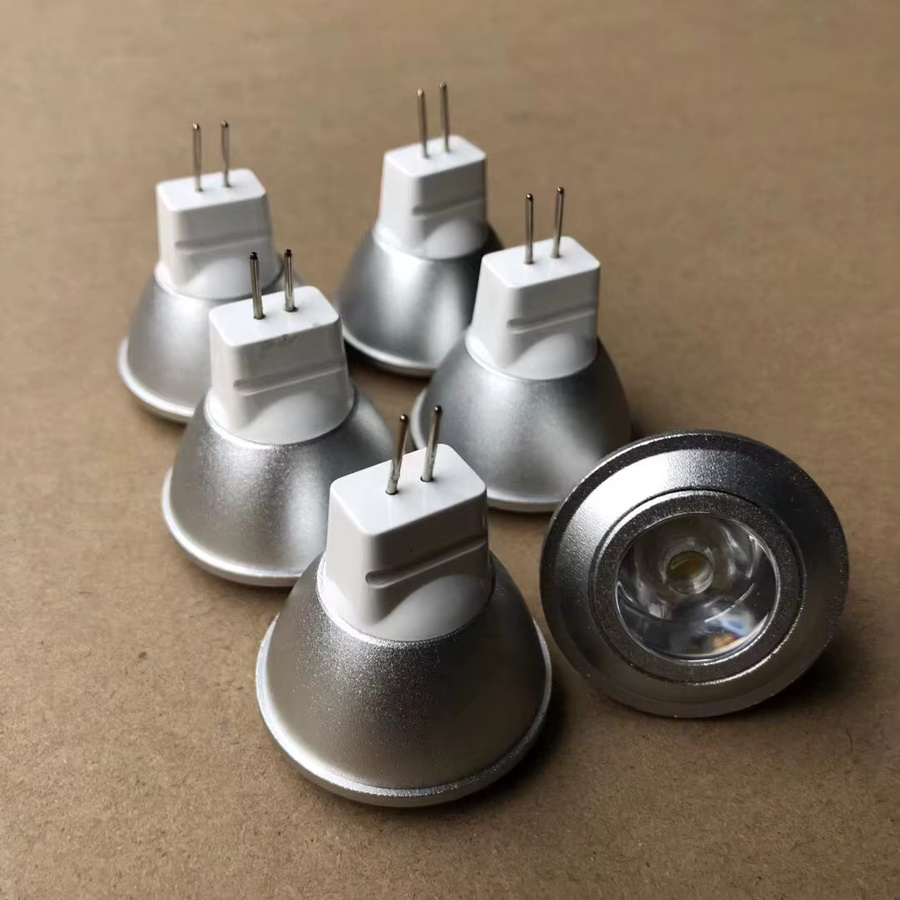 YRANK 6er Set MR11 COB LED-Strahler 5W DC12V in Silber, erhältlich in Warmweiß, Neutralweiß oder Kaltweiß - Bild 2