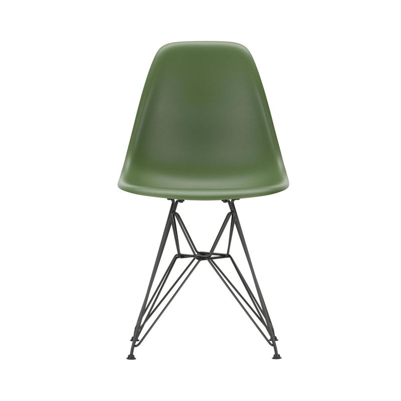 Vitra DSR Eames Plastic Side Chair aus Polypropylen in Grün matt - Bild 3