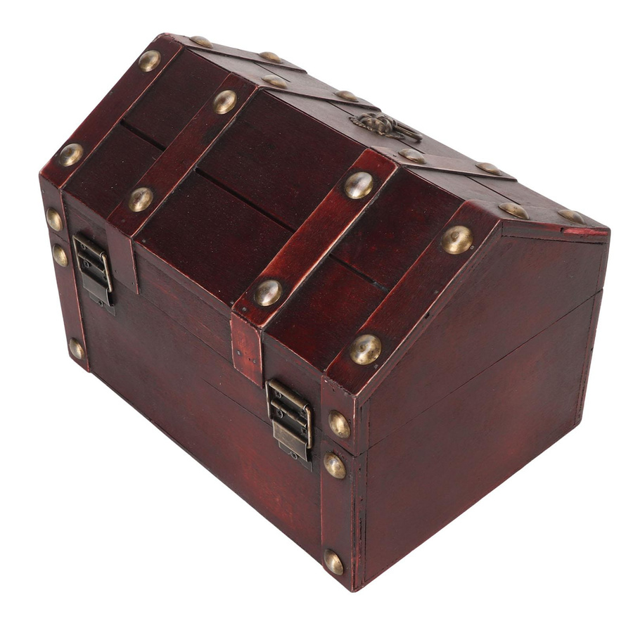 KaiSai Schatzkiste aus Holz mit Zahlenschloss als Aufbewahrungsbox für Schmuck in Green - Bild 3