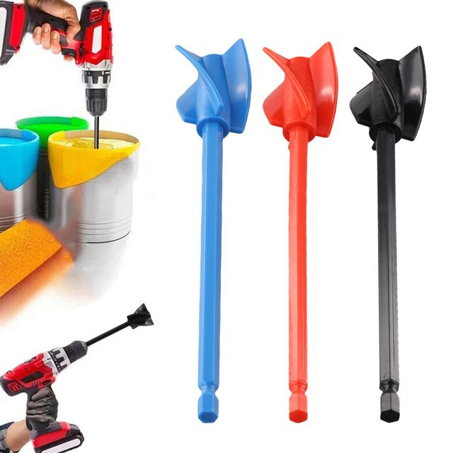 Vibratite 3er-Set Epoxidharz Mixer und Rührstäbe in Multicolour für Farbe und Zement - Bild 1