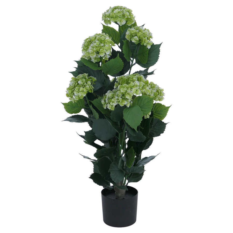Künstliche Hortensie MCW Q86 in Grün, Dekopflanze aus Polyethylen, H x B x T: 90 x 50 x 50 cm - Bild 3