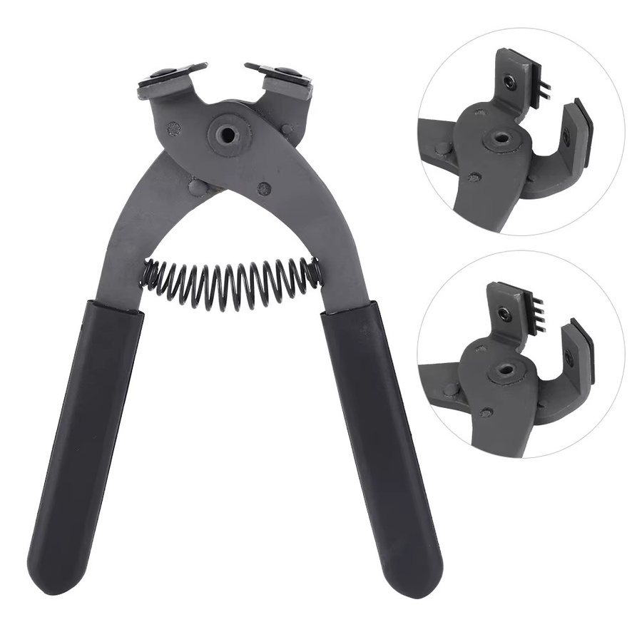 DOACT Locher aus Kohlenstoffstahl für Lederhandwerk, geräuschlose Zange mit 4 mm Lochung, Breite: 17 cm - Bild 5