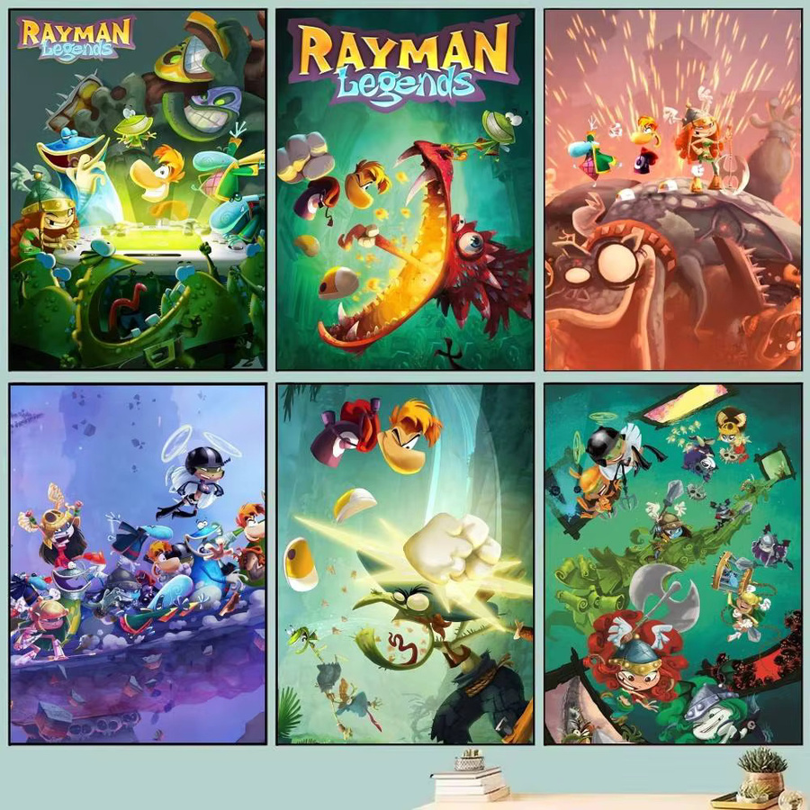 Rayman Legends Poster von Bilibili, selbstklebend und wasserfest, mehrfarbig, rechteckig - Bild 2