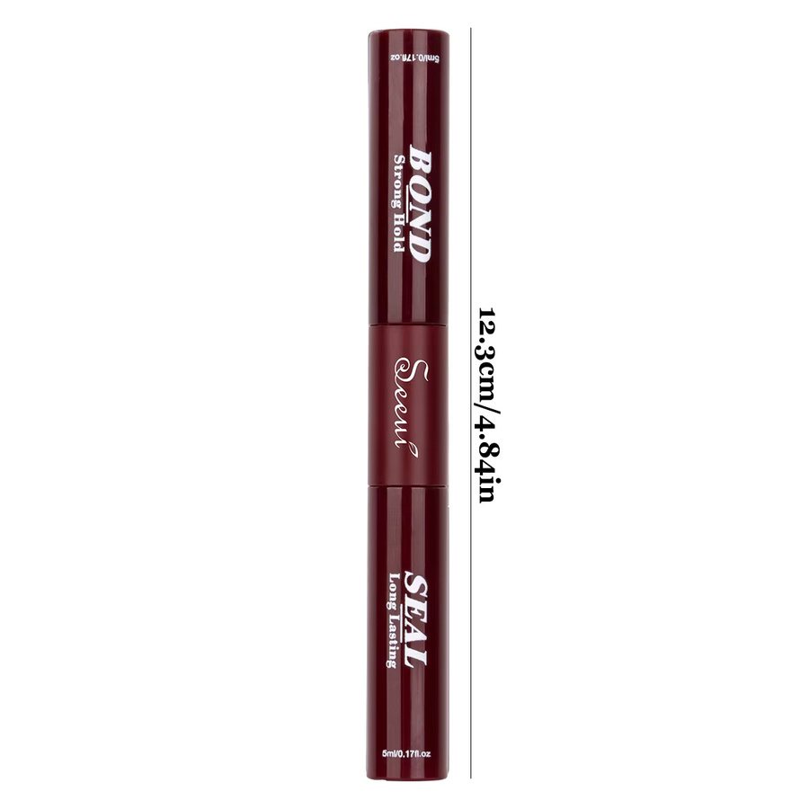 SEEUI Wimpernkleber und -versiegelung, Black, 5ml+5ml - Bild 2
