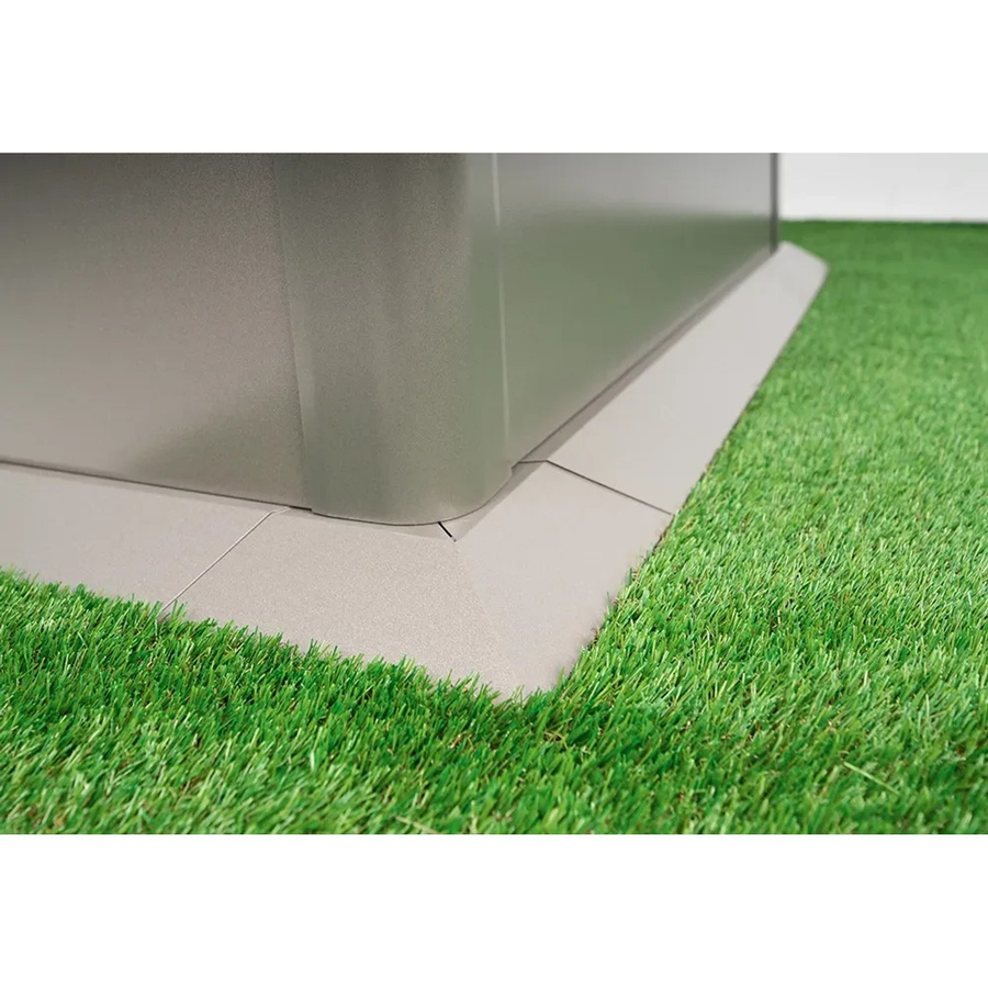 Biohort Mähkante L150 aus Stahlblech in Quarzgrau-Metallic für Hochbeet und Rasen - Bild 2