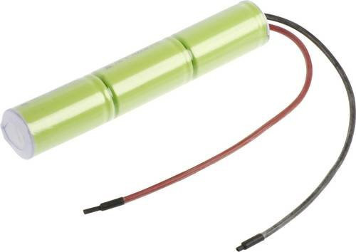 Mexcel Inline L1x3 Akkupack 3x Baby (C) NiMH 3.6V 4000 mAh hochtemperaturfähig in Grün - Bild 1