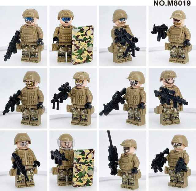 Jiemao480 Polizei Spezialpolizei, Bausteine, Minifiguren - Bild 1