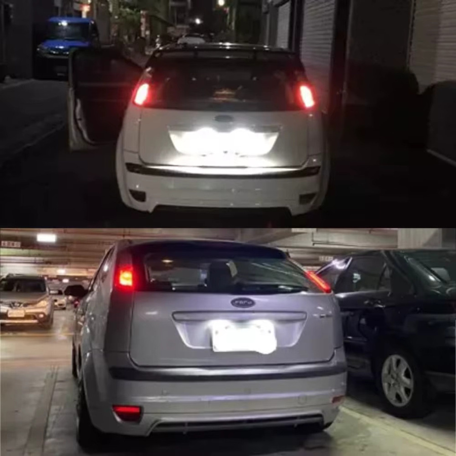 2er-Set OTNHAEE LED Kennzeichenleuchten für Ford Focus MK2 und Ford C-MAX, Weiß, 6000 Kelvin, fehlerfrei - Bild 6