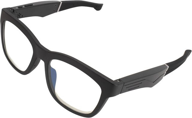 Drahtlose Stereo-Open-Sound-Brille mit Rauschunterdrückung und Bluetooth-Funktion, TWS-Headset-Brille in Schwarz mit quadratischem Kunststoffgestell - Bild 1