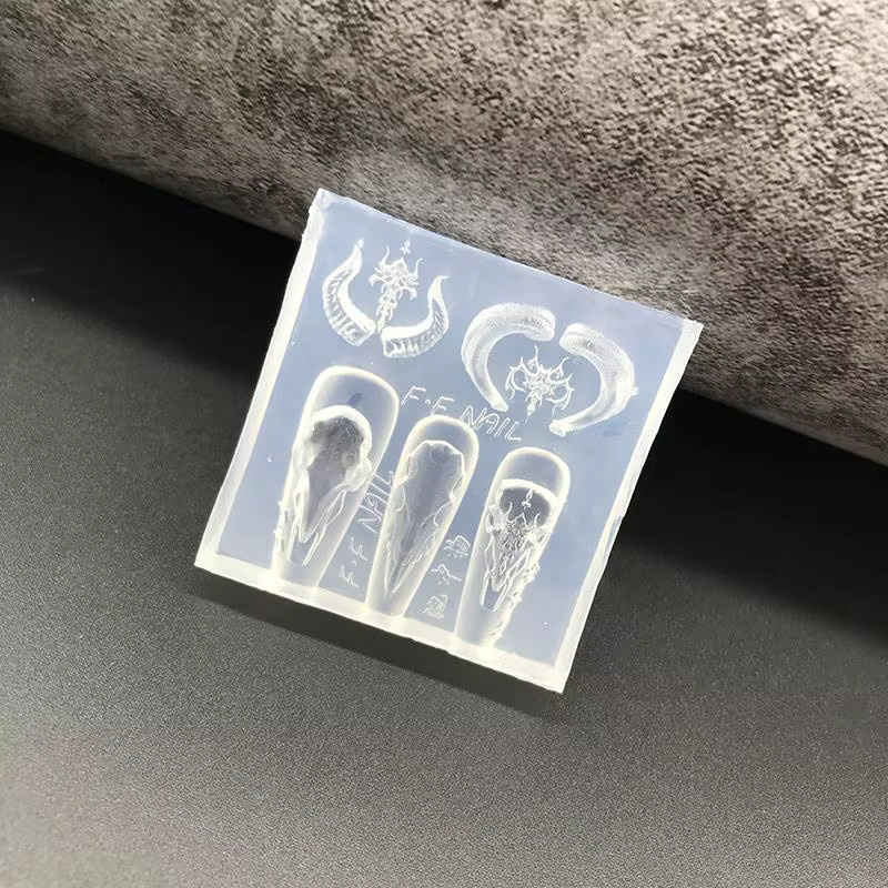 KuZHEN 3D Silikon Form für Nail Art und Nagel Charms - Bild 2