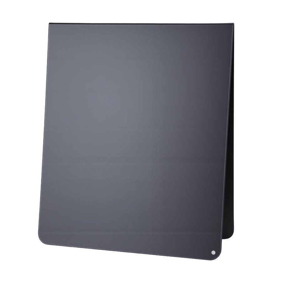 KONNWEI Schreibtisch-Pinnwand aus Kohlenstoffstahl in Schwarz, Doppelseitiges Memoboard als Tisch-Metallstaffel für deinen Arbeitsplatz - Bild 2