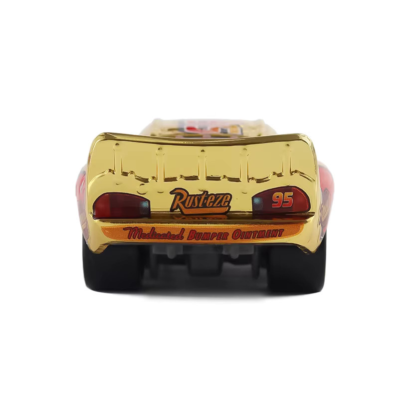 TAKARA TOMY Disney Pixar Cars Lightning McQueen, Metall-Druckguss-Modellauto, 1:55, Rot - Bild 2