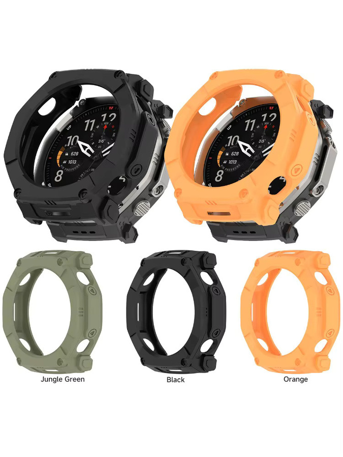 FancyWrist TPU-Hülle für Huami Amazfit T-Rex Ultra 2, Schwarz, Unisex - Bild 6