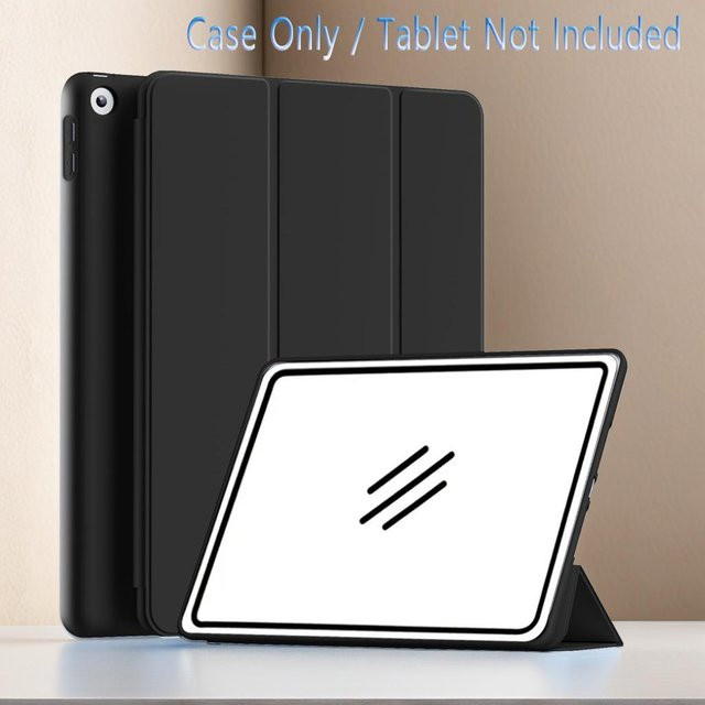 Magnetische Schutzhülle für iPad 7., 8. und 9. Generation (10,2 Zoll) mit weicher Schale, Schwarz - Bild 1