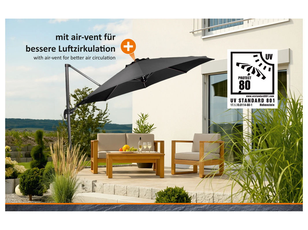 SCHNEIDER Sombra LED 300 Außenleuchte in Anthrazit aus Aluminium und Polyester - Bild 4