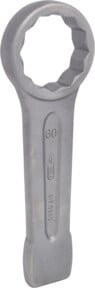 KS Tools Schlag-Ringschlüssel aus Chrom-Vanadium in Grau, Größe 60 mm - Bild 1