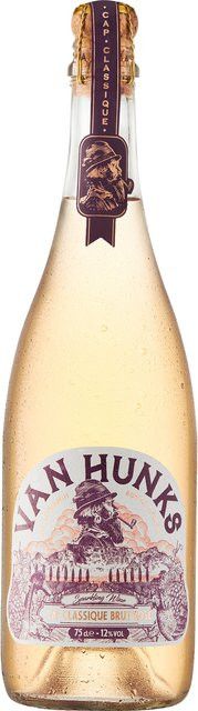 Van Hunks Cap Classique Rosé, Chardonnay, Brut, Stellenbosch, Südafrika, 0,75 l - Bild 1