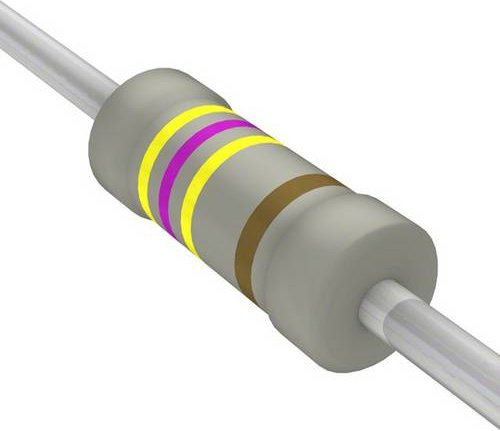 TE Connectivity 1622485-1 Metallschicht-Widerstand axial bedrahtet 470kOhm 0,6W 0,01% grau - Bild 1