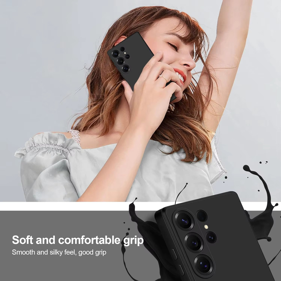 Stoßfeste Silikon Schutzhülle für Samsung Galaxy S25 Ultra, S24 Ultra, S25FE und S24 in Lila - Bild 3