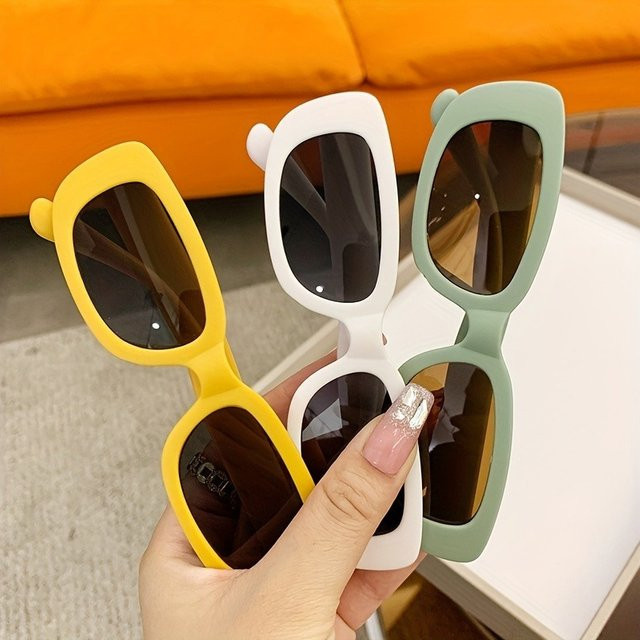 ERIKOLE Korrektionsbrille, Vollrand, square, plastic, yellow - Bild 1