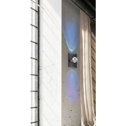 Fischer & Honsel Wandleuchte Bondy aus Metall in Schwarz mit dimmbarer LED und Up-Down-Lichtfunktion - Bild 2