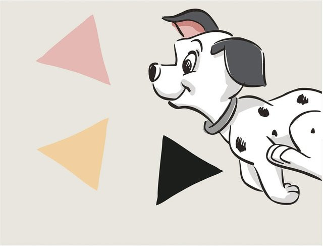 Komar Wandbild 101 Dalmatian Landscape Multicolor B: 50 cm, H: 40 cm - Bild 1