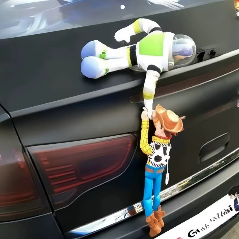 Bandai Disney Toy Story Sherif Woody Buzz Lightyear Auto Puppen, 45 cm - Bild 2