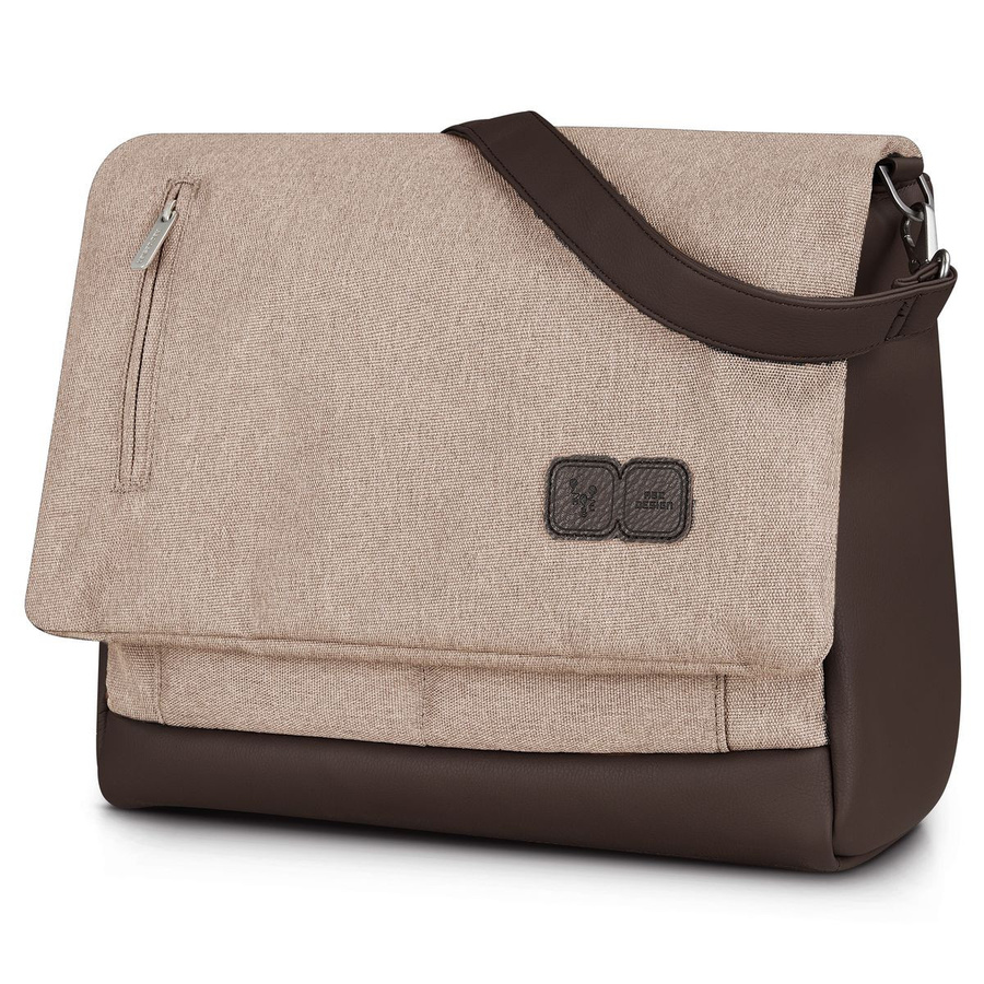 ABC Design Wickeltasche Urban Pure Edition Grain in Beige und Braun mit Wickelunterlage und Trageriemen - Bild 1