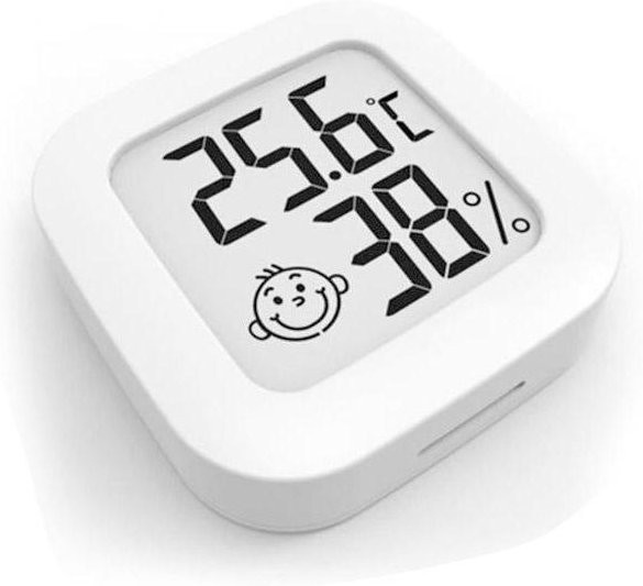 Xiaomi MMC Mini Digitales LCD Thermometer und Hygrometer für Babyzimmer und Weinräume in Weiß - Bild 1