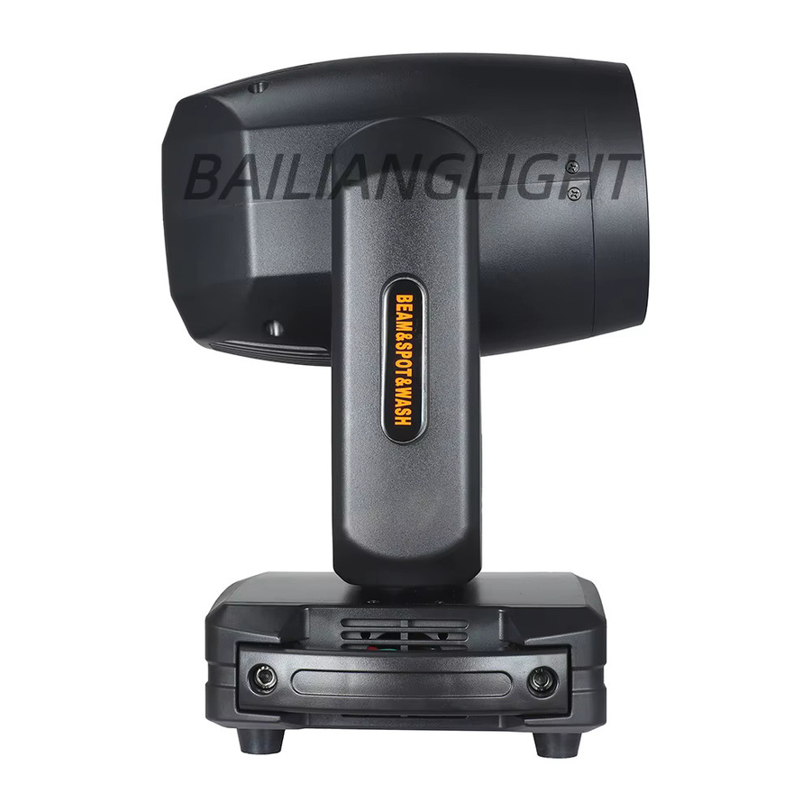 BAILIANGLIGHTS LED BSW 250W 3-in-1 Moving Head Spot in Schwarz mit Rotierenden Gobos, 5-Facetten-Prisma, 6-Reihen-Linse und DMX-Steuerung - Bild 2