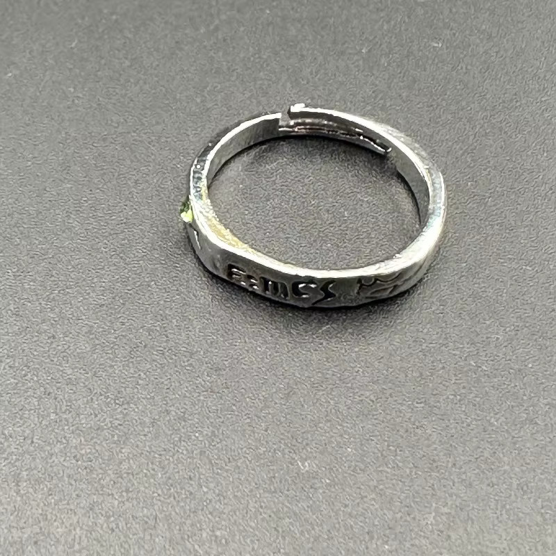 Bandai Ring, Messing, Silber, Unisex - Bild 3