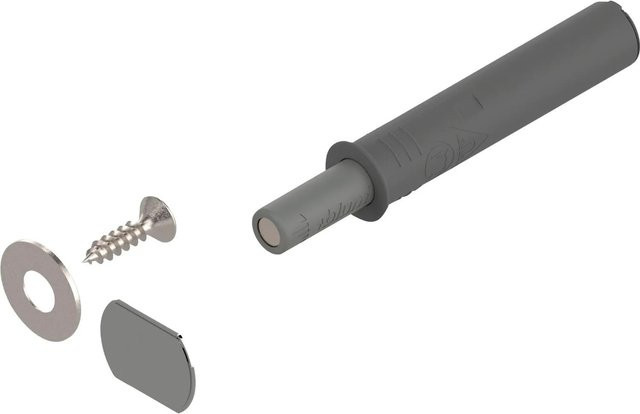 Blum Türöffner Tip On 956.1004 Kurzversion mit Magnet in Platingrau - Bild 1