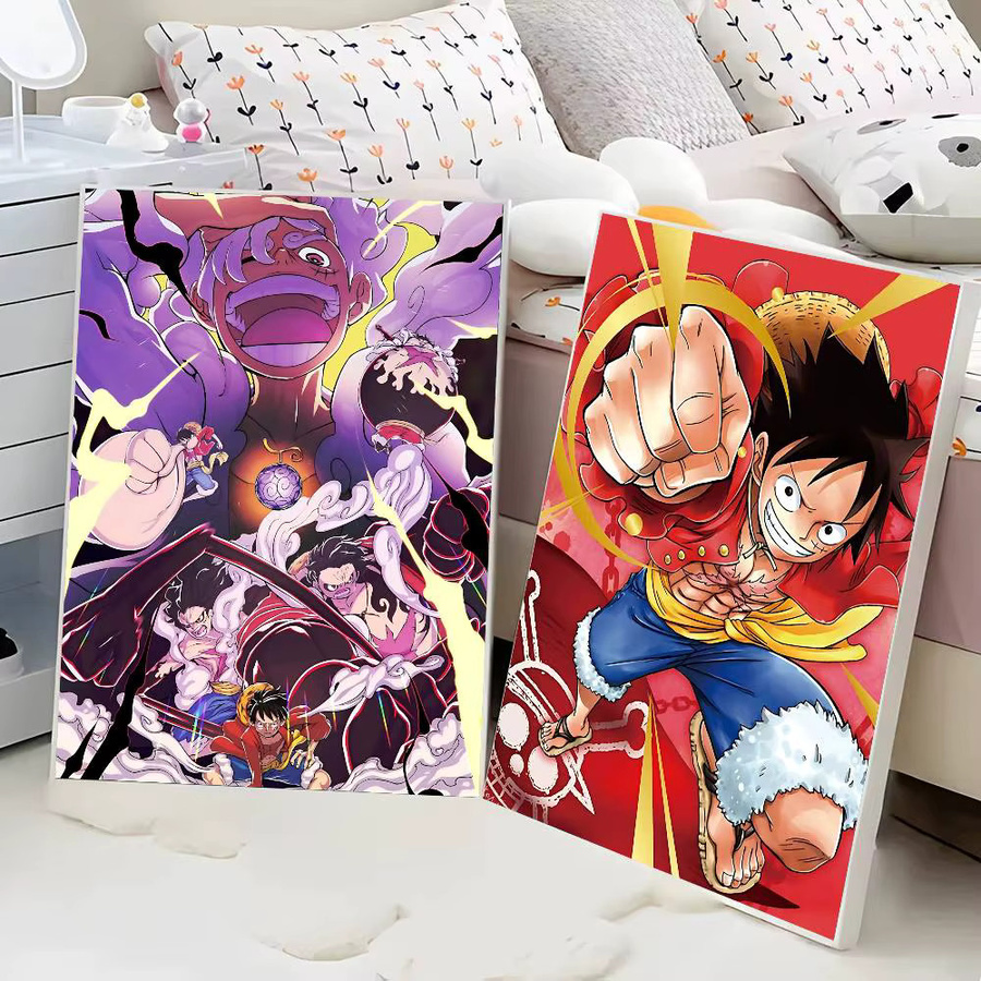 ONE PIECE Monkey D. Luffy Poster Vintage Wandkunst Dekoration Mehrfarbig - Bild 3