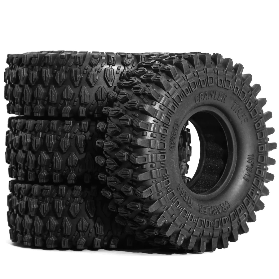 RS 1,9 Raupenreifen AT-Reifen, 4-teiliges Set, Schwarz - Bild 6
